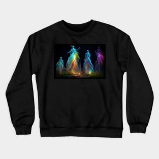 Standing stones fairies 4 Crewneck Sweatshirt